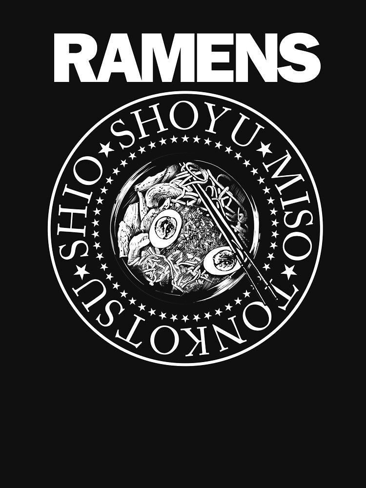 The Ramens Bowl Ramen Noodle Punk Rock Music by zawitees