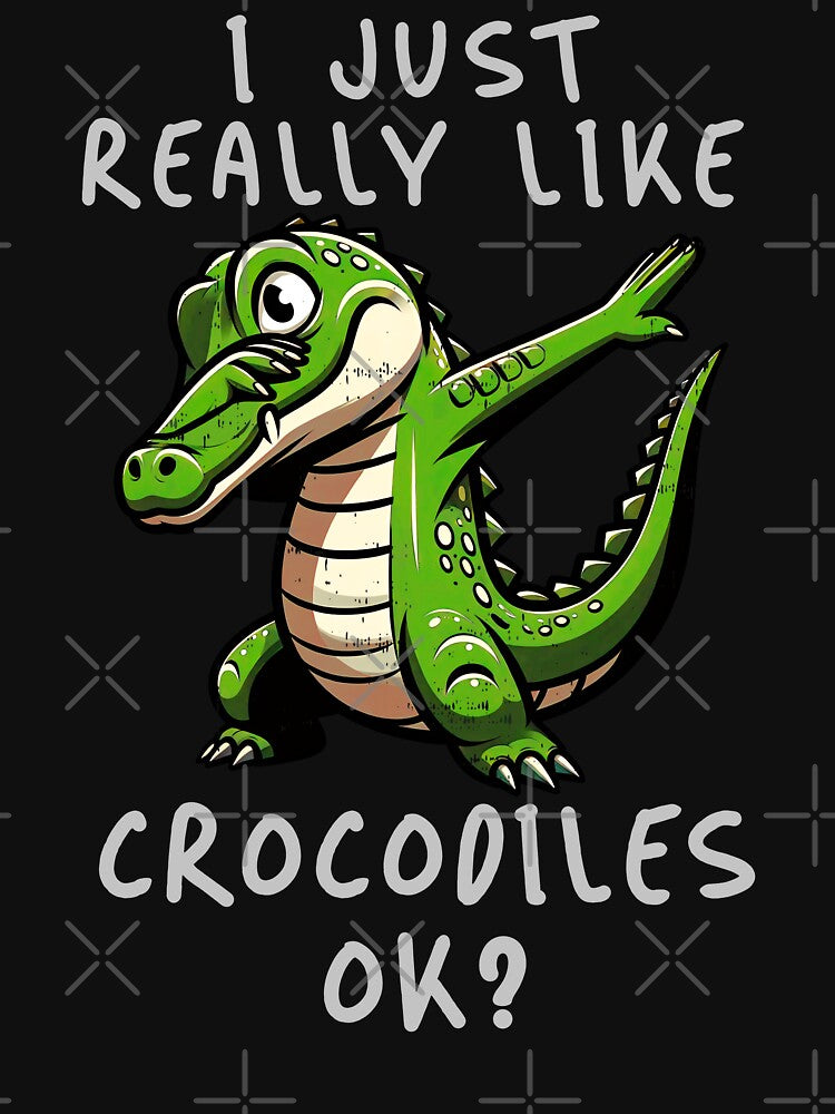 I Just Really Like Crocodile Dabbing Dab Boys Girls Kids by rafaeltto