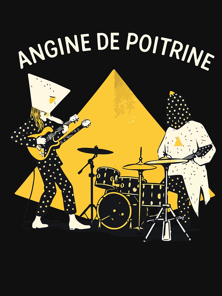 Abstract Indie Band Vintage Music Graphic Geometric Rock Aesthetic Design by kiralynstration