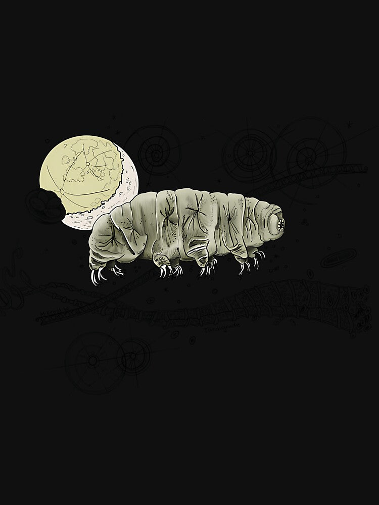Sleepy Tardigrade On Moon by odbkuety83