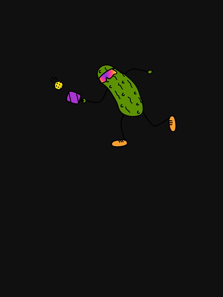 pickle playing pickleball by ekiso