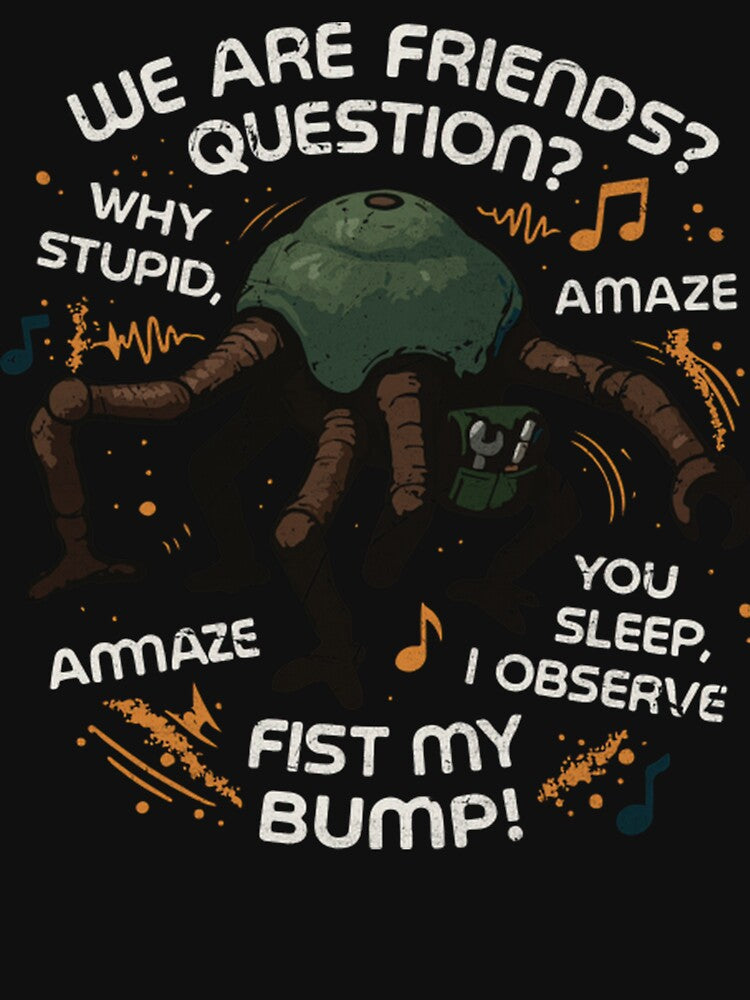 Rocky Fist My Bump Shirt, Project Hail Mary Funny Alien Sci-Fi Tee by LBERRA