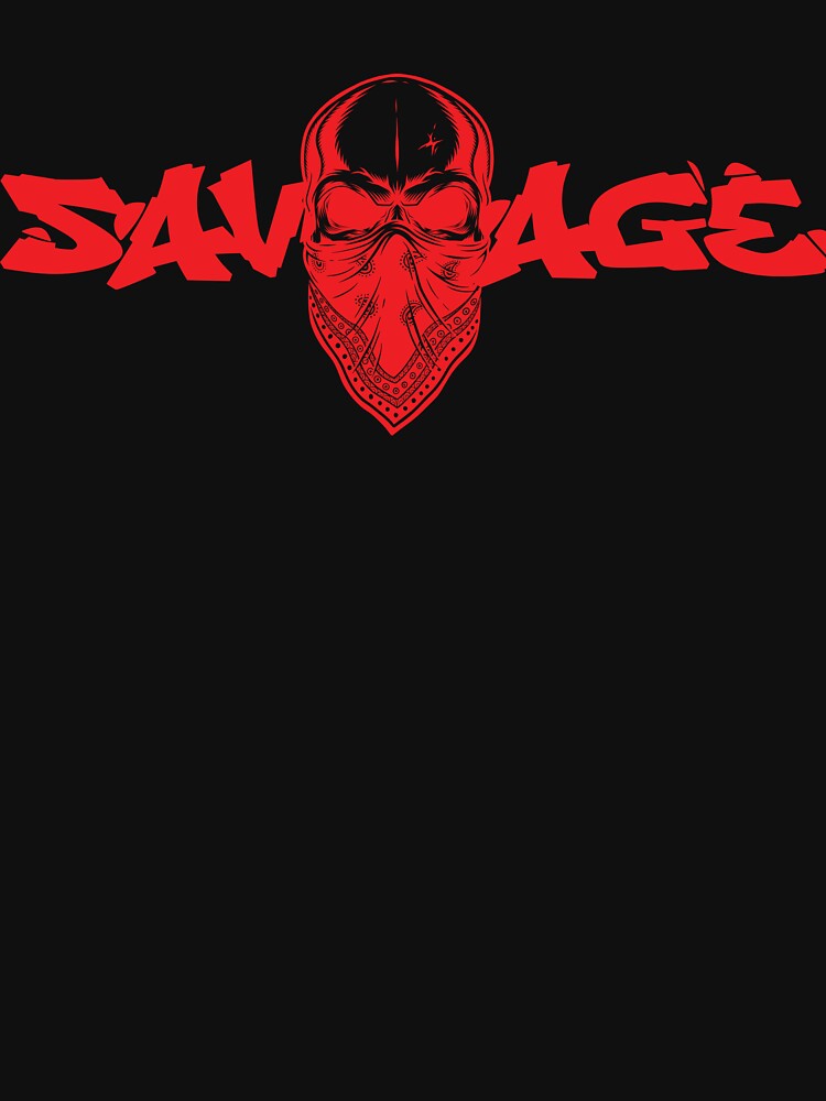 Savage Skull Streetwear by sweetdrawsart