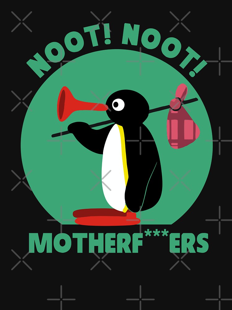 noot noot pingu retro vintage by Ranscreative