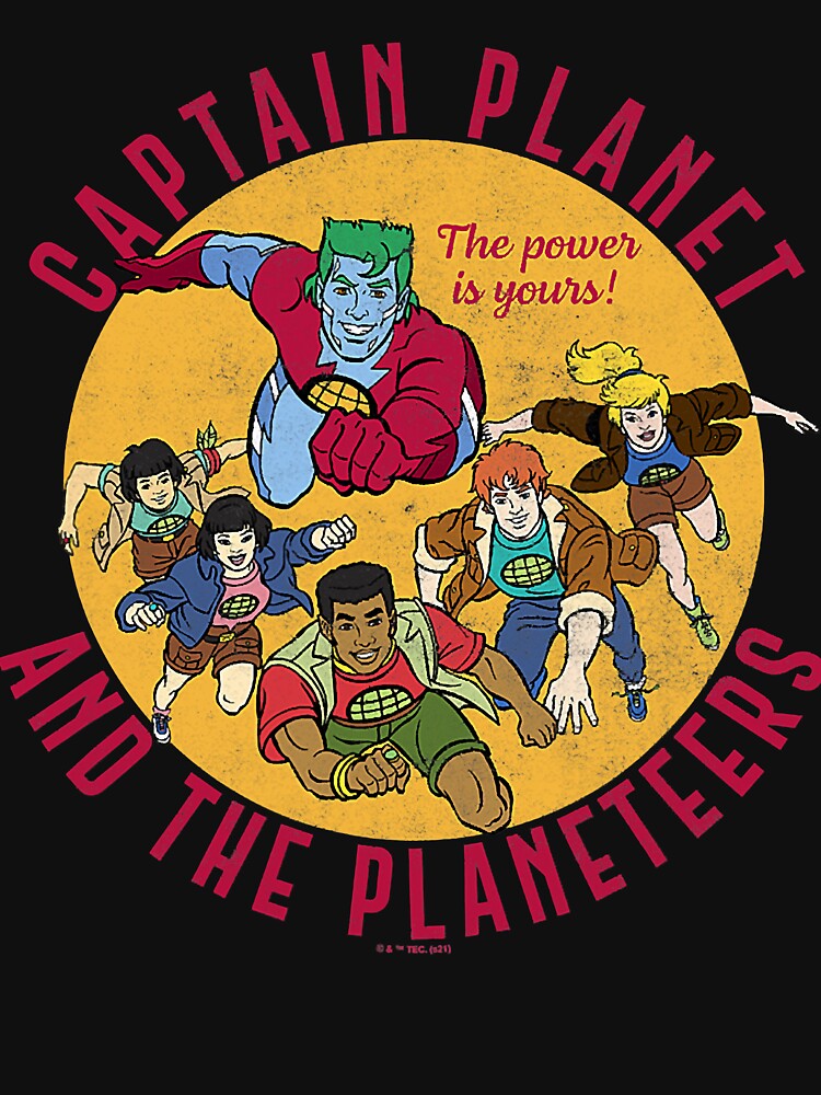 Captain Planet And The Planeteers Retro Logo by JezenbelLuiz