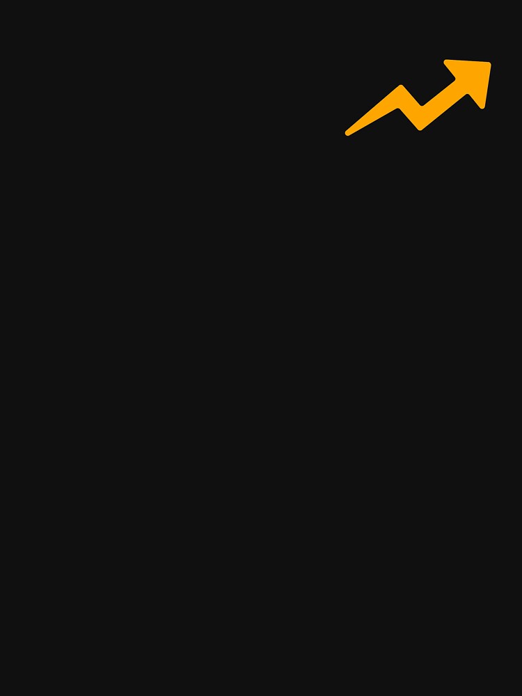TRENDING UP ARROW (ORANGE) by Top10Designs