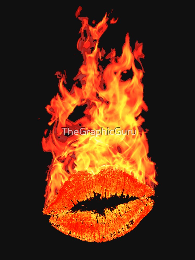 Burn'n Hot Lips Fashion by TheGraphicGuru