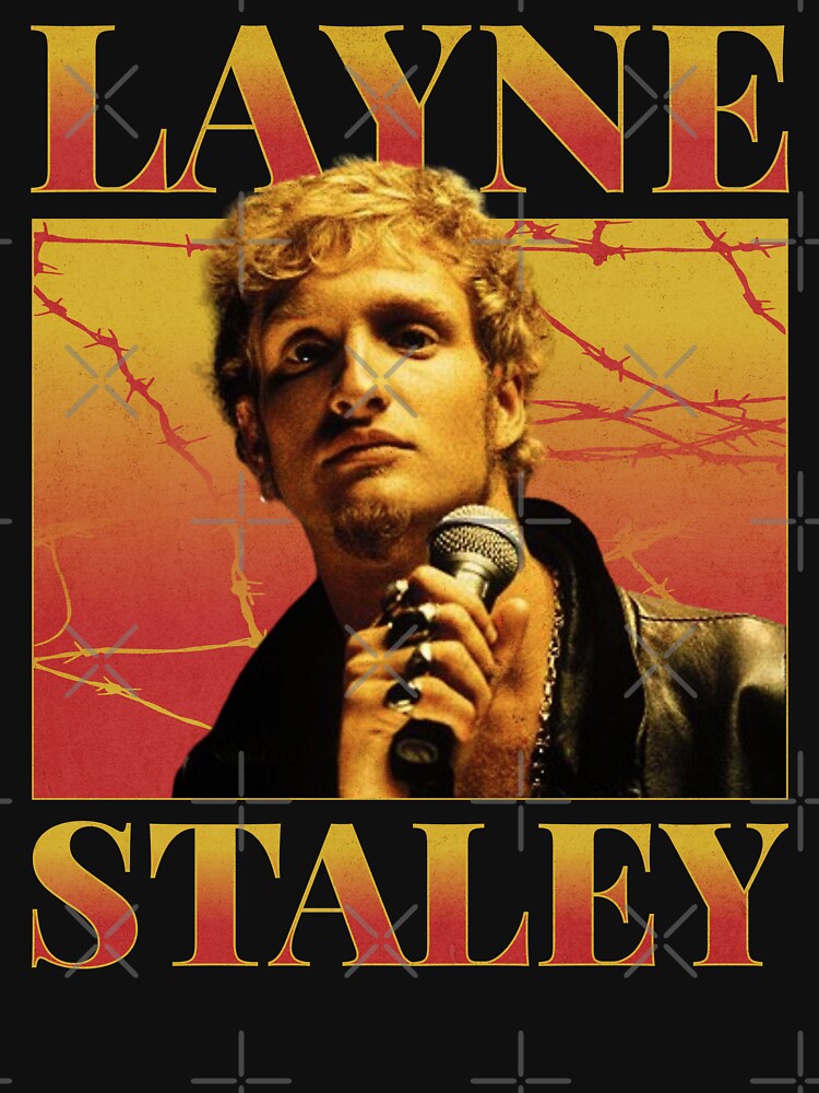 Layne Staley Retro Bootleg Style Homage by fusedtees
