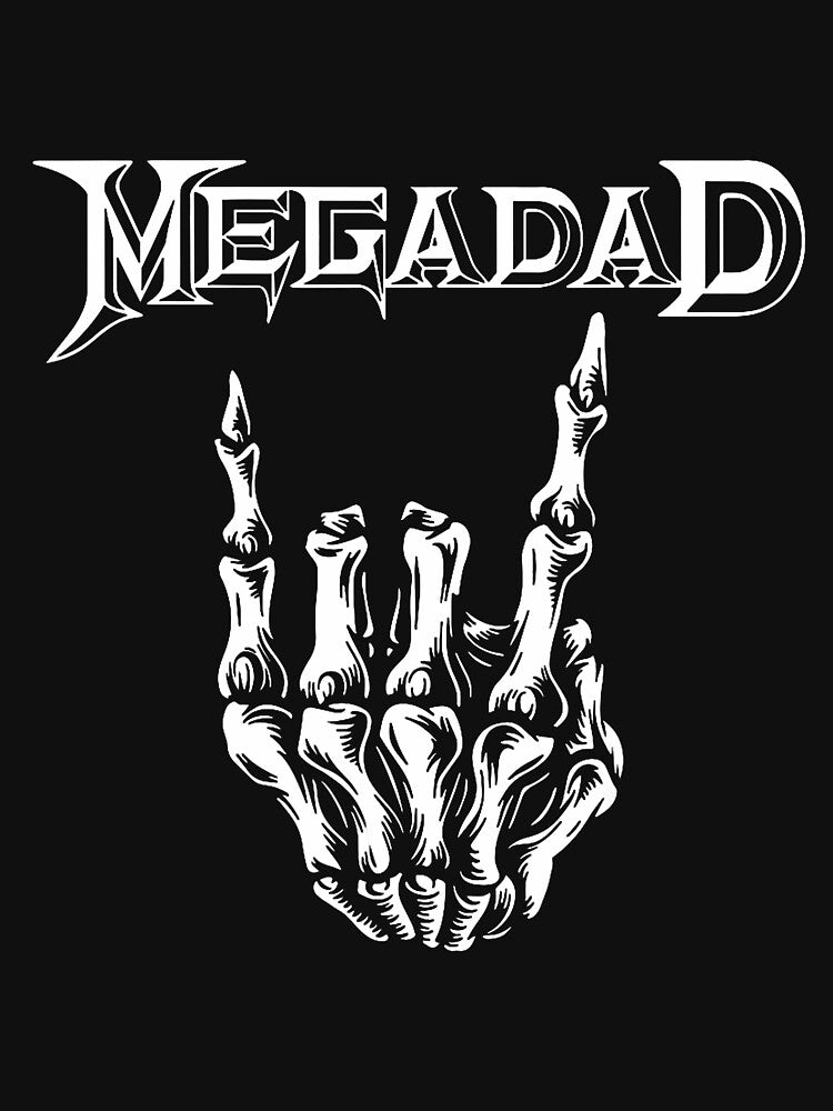 Megadad 90S Hard Rock Band Heavy Metal Father'S Day by Maruf Billah