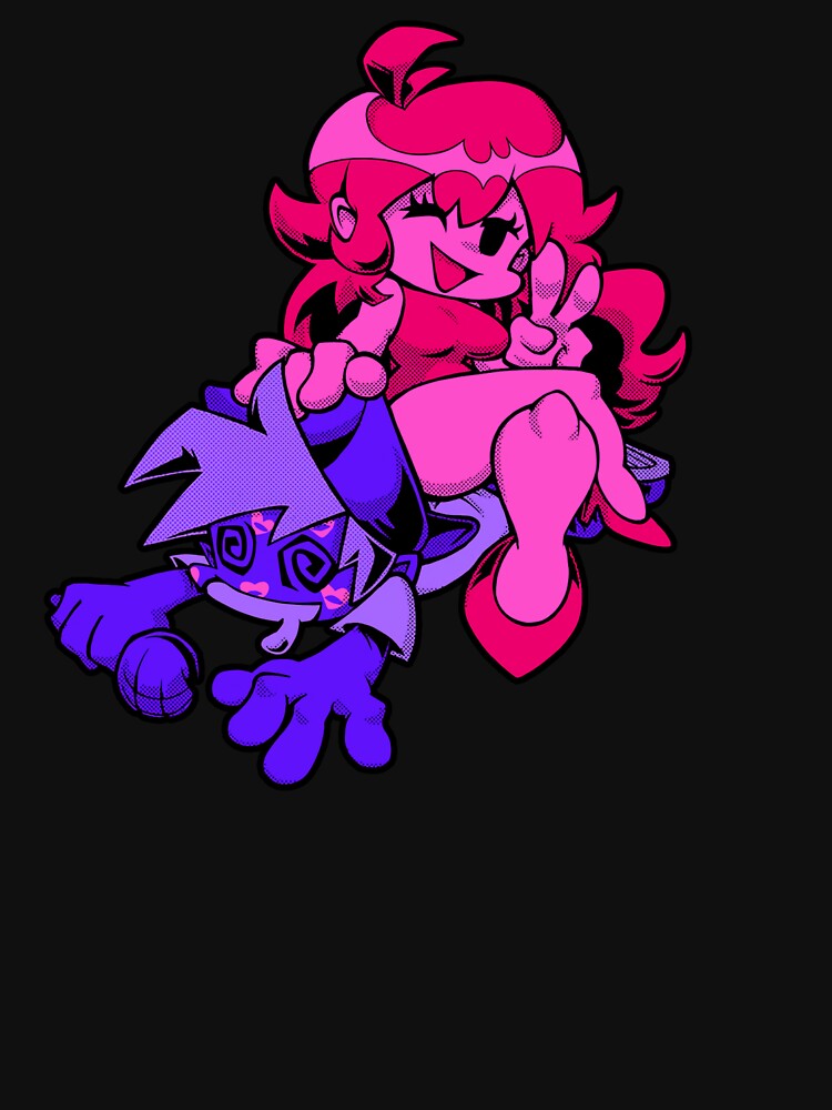 Friday Night Funkin (FNF) Boyfriend X Girlfriend Kickstarter T-Shirt & Sticker by coolartdotcom