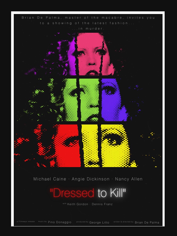 Dressed to Kill (1980) - Movie poster design Classic . by MelissaALynch