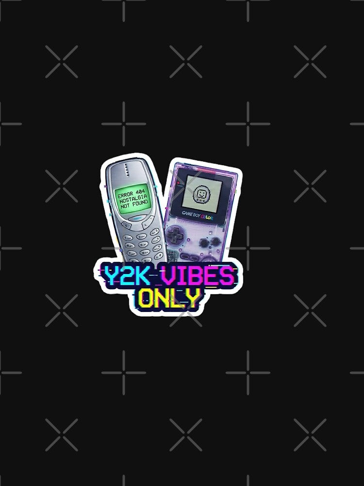 Y2K Vibes Only – Retro 2000s Aesthetic Pop Art | Gen Z Style Design by Wonder Pixel Studio