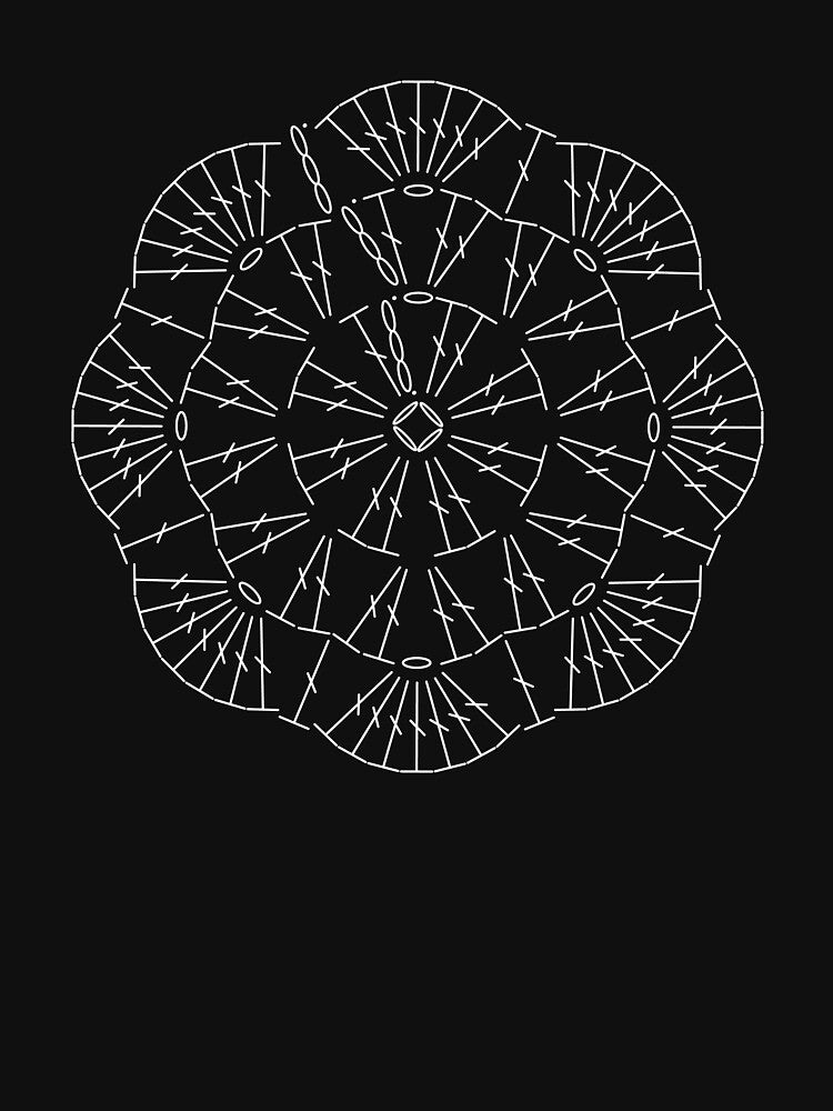 Flower Crochet Diagram by lotsofloops