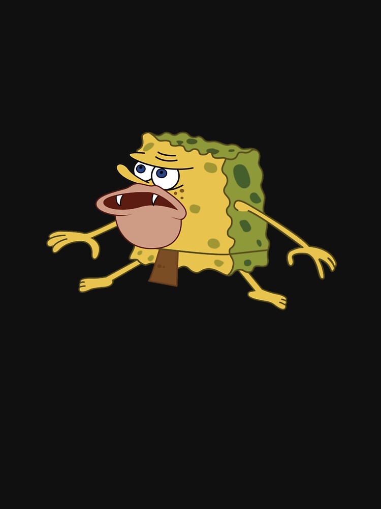 spongebob caveman meme by MEMEZZONE