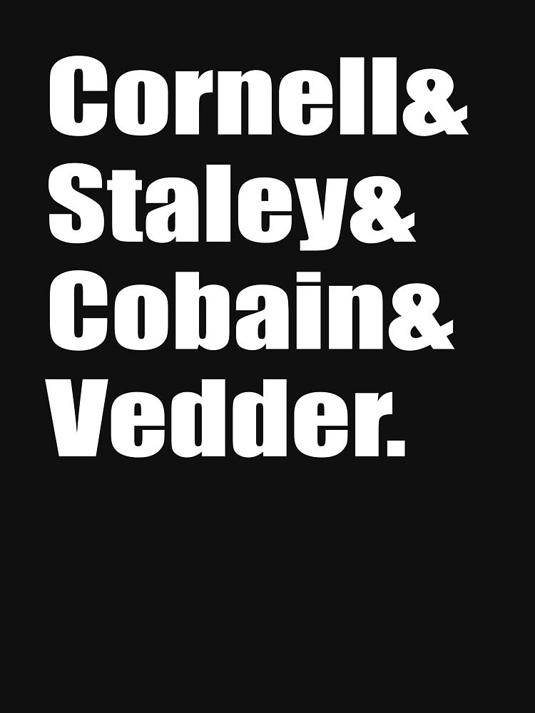 Four icons of grunge! by GenXGrunge