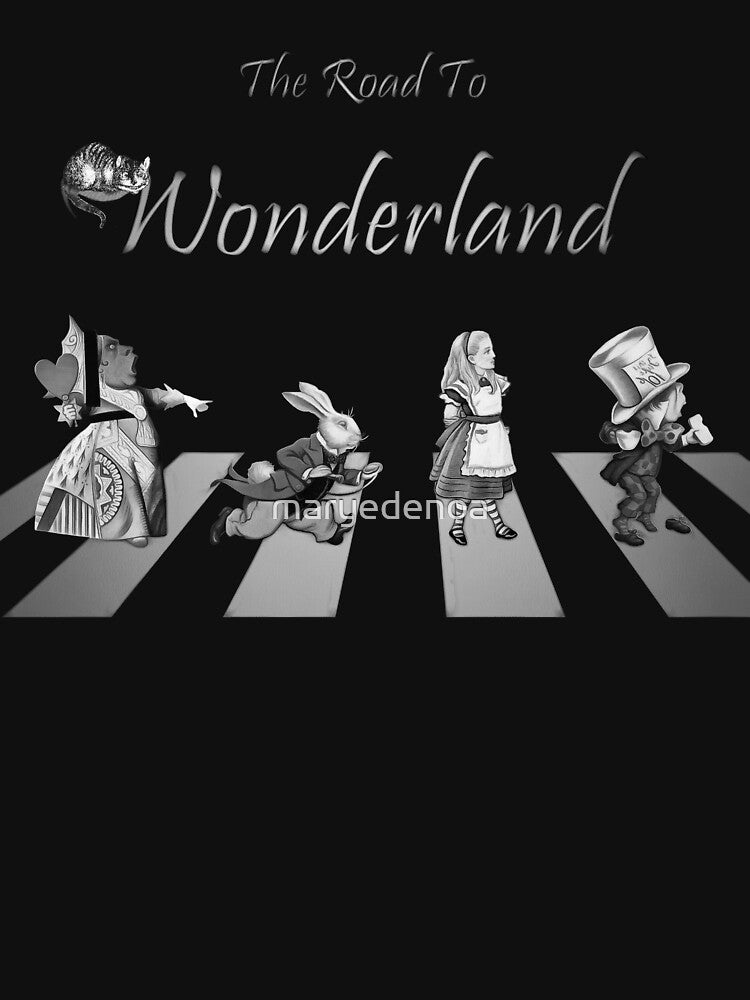 The Road To Wonderland - Black & White by maryedenoa