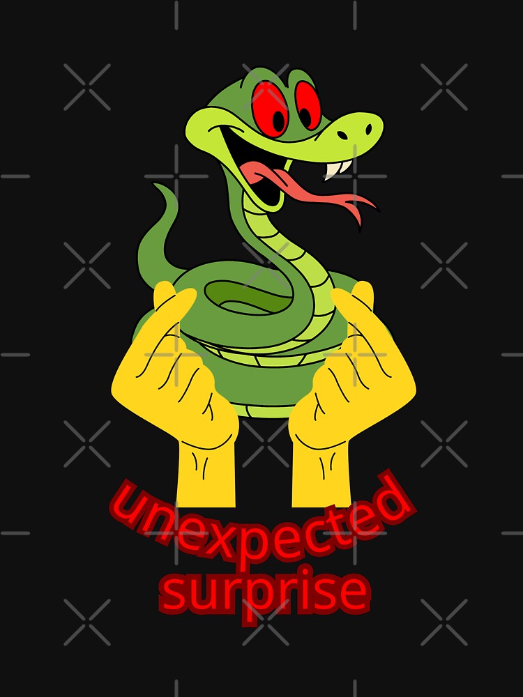 Unexpected Surprise Funny Snake Cartoon by Tadeusz1