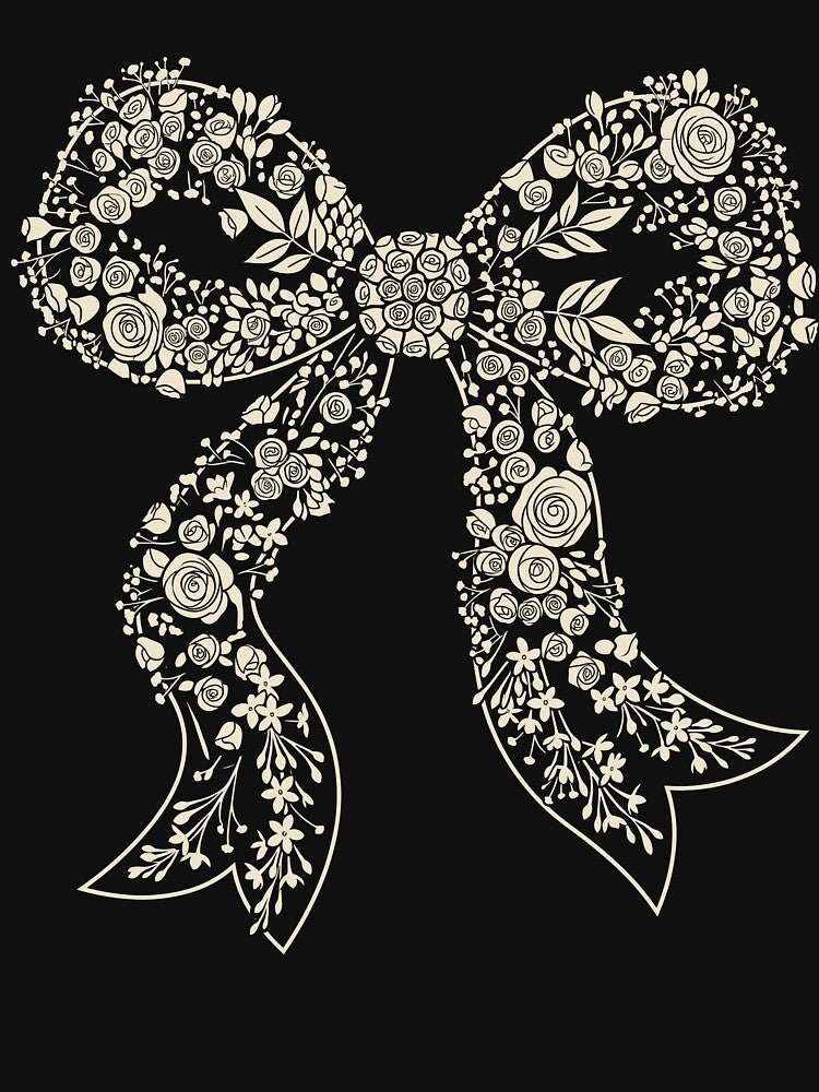 Wildflower Coquette Bow Cute Spring & Summer Gift for Mom & Nana by UniTeeCo