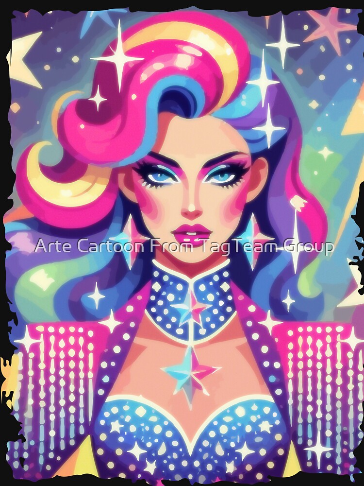 Stunning Vibrant Face Paint by Arte Cartoon From TagTeam Group