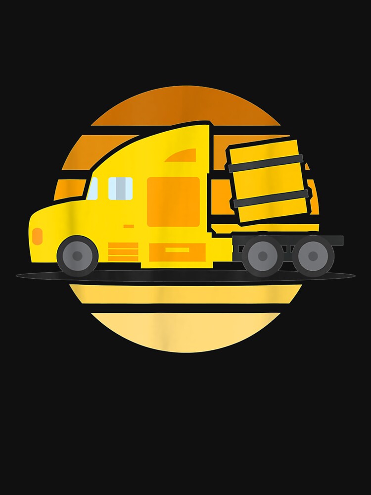 Retro Vintage Trucker Creative Truck Design Gift by lindafrances