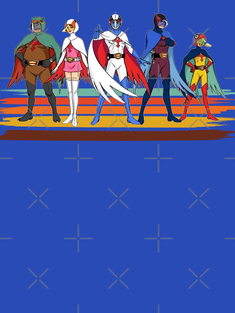 Battle of the Planets vintage style brush Stripe by Surfer Dave Designs
