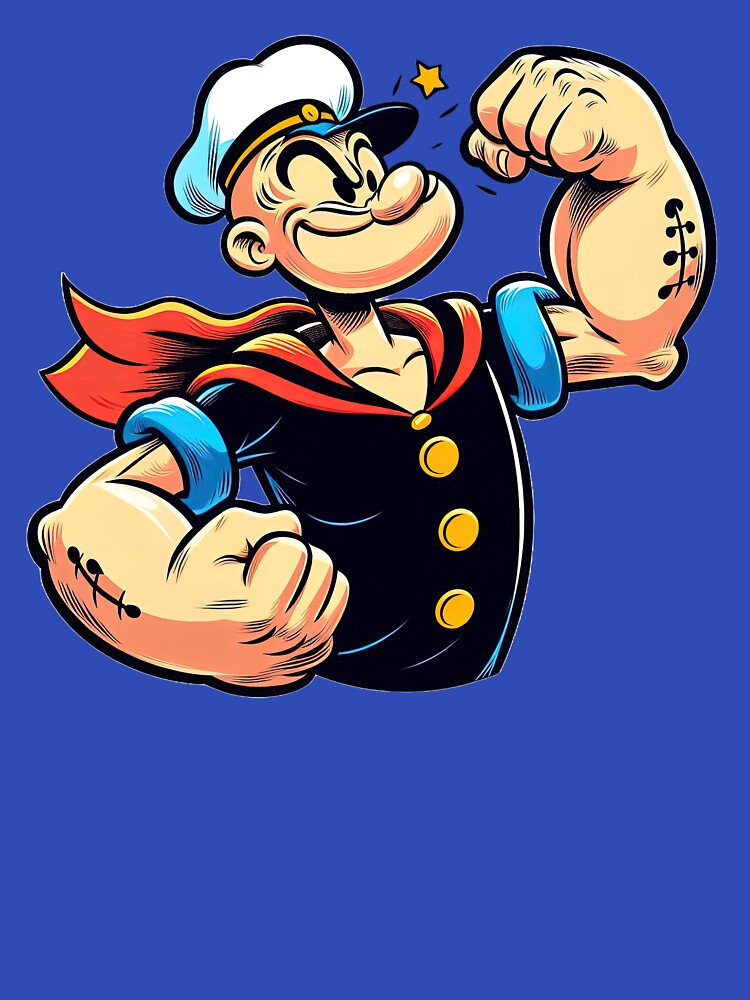 Sailorman Cartoon HD by Retr0Tshirts