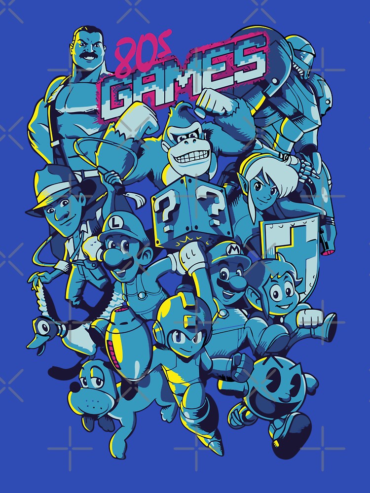 80s Games by MangaCortaTees