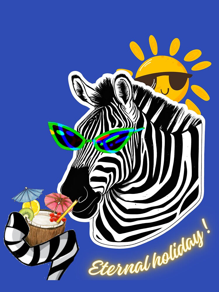 Zebra on holiday by ViaNature