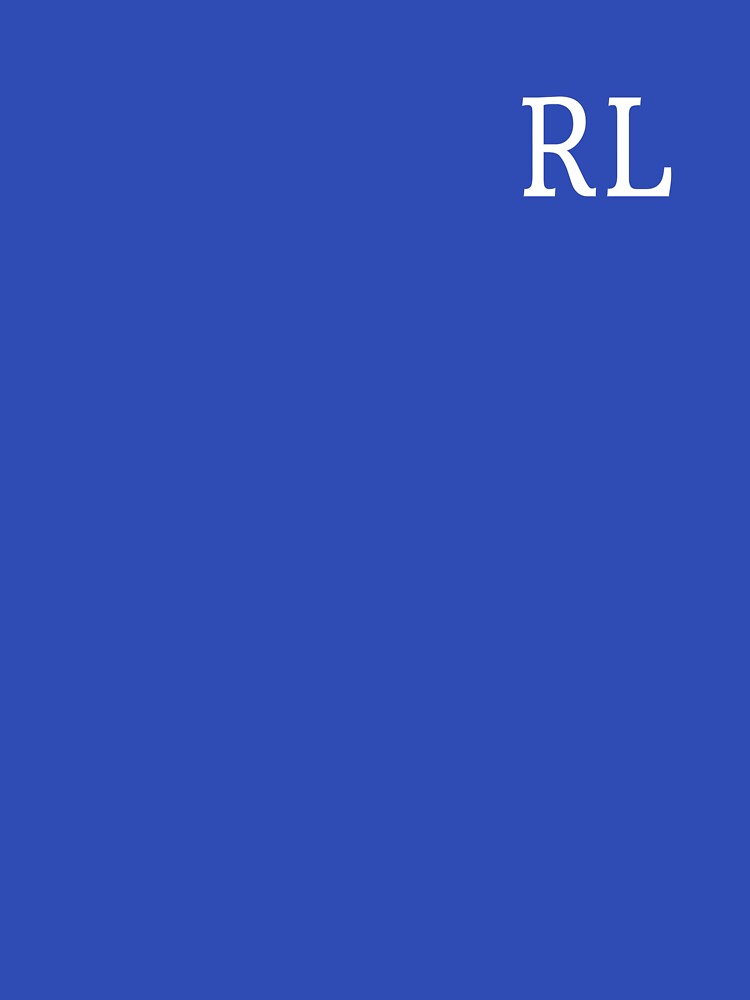 RL Initials Monogram Elegant White Letters by Jeallan Designs