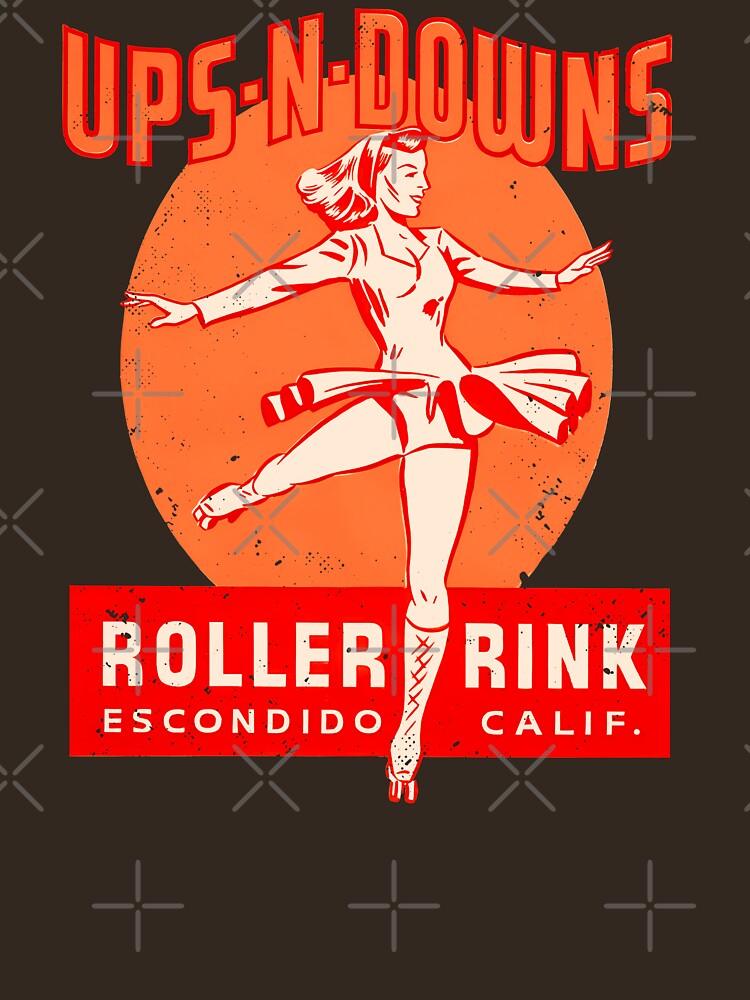 1950s Ups n Downs California Roller Rink by retropetrol