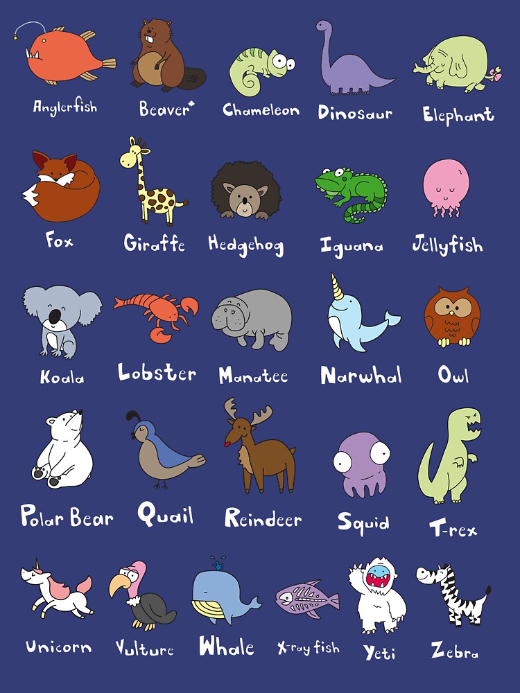 The Animal Alphabet by Gillian J.