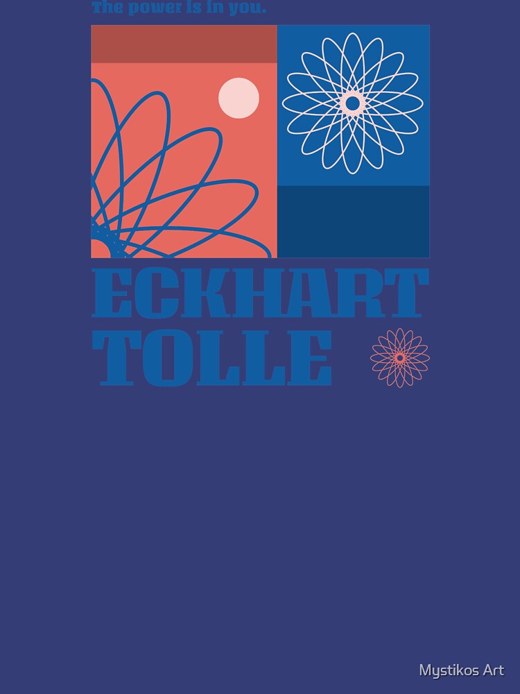 Eckhart Tolle Geometric Power by Mystikos Art