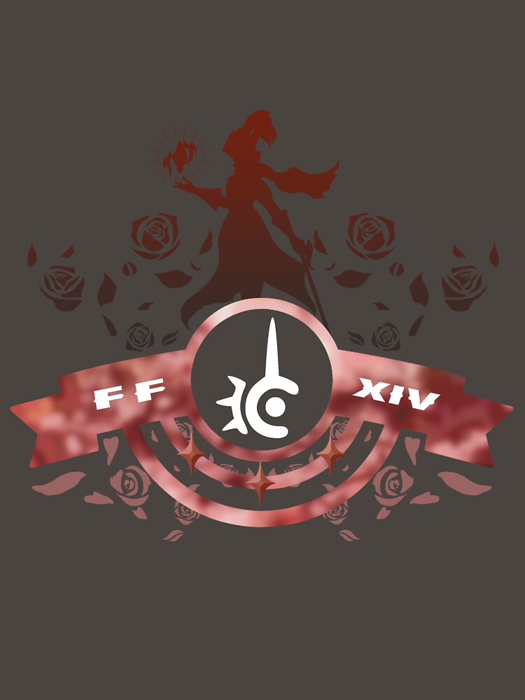 FFXIV Red Mage - Resolution (Dark Red & White) by Hyulia