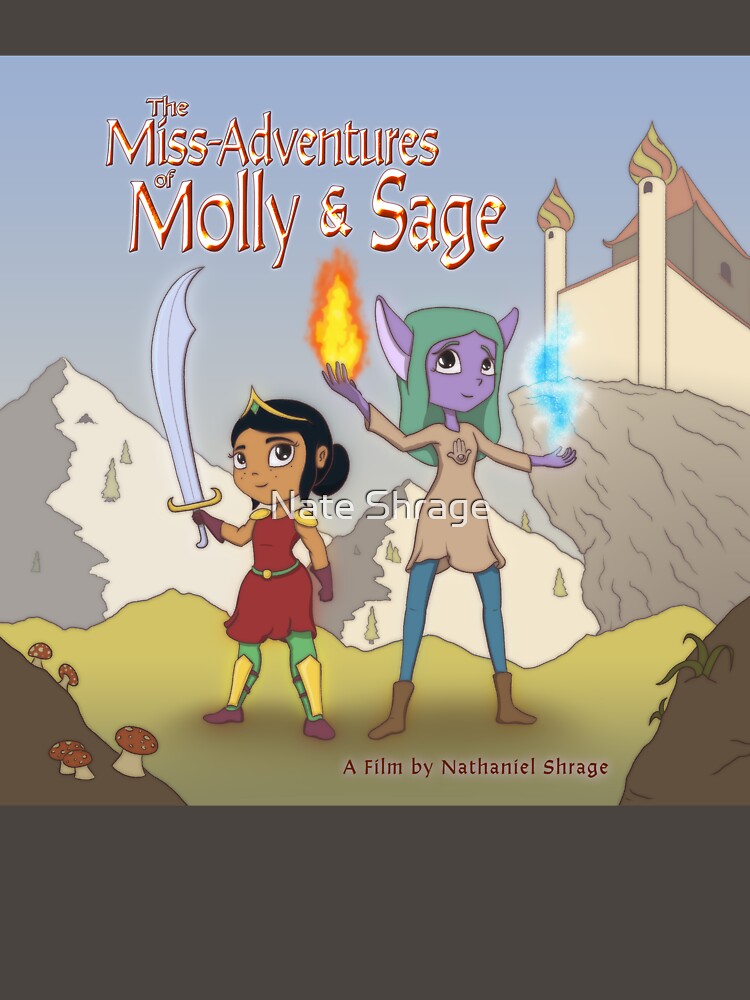 "The Miss-Adventures of Molly & Sage" Mini-Poster by Nate Shrage