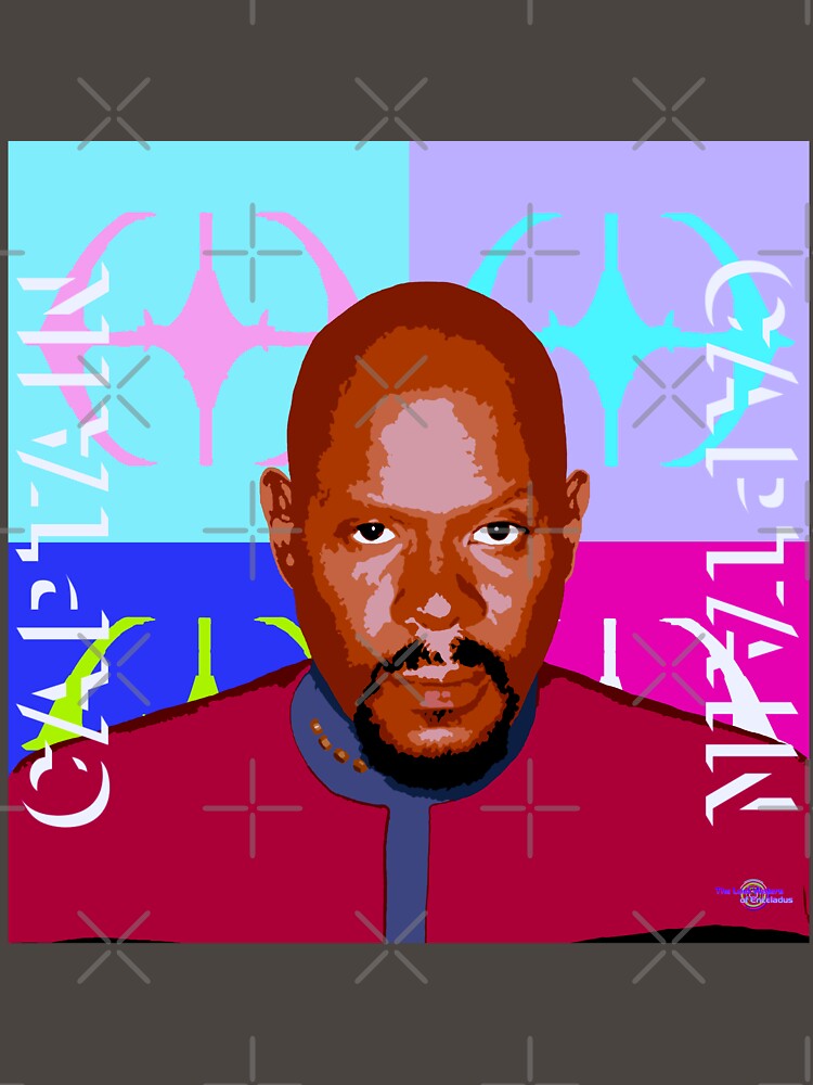 sisko DS9 Pop art quad by Lost Waters of Enceladus