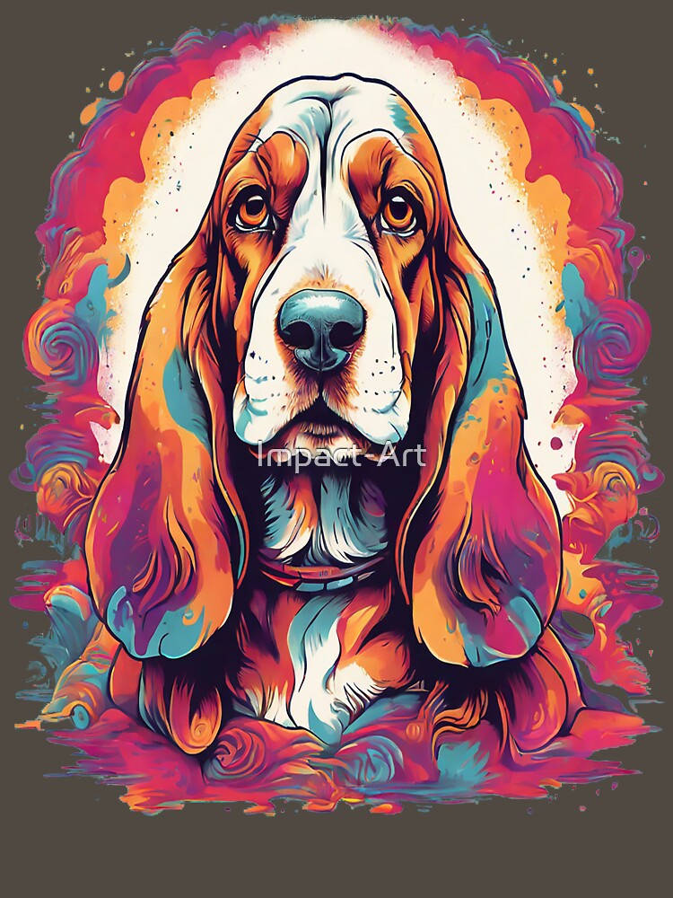 Everyday Basset Hound dog t shirt – Practical Dog Lover Tee by Impact-Art