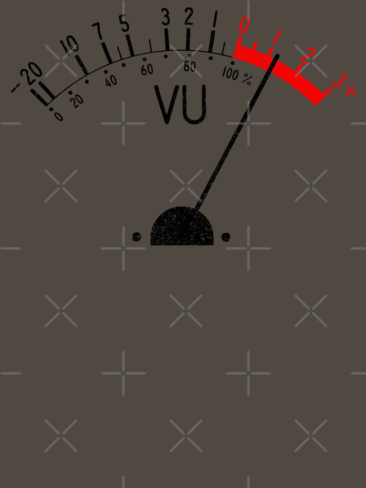 Vintage VU Meter (distressed black) by siggyspatsky