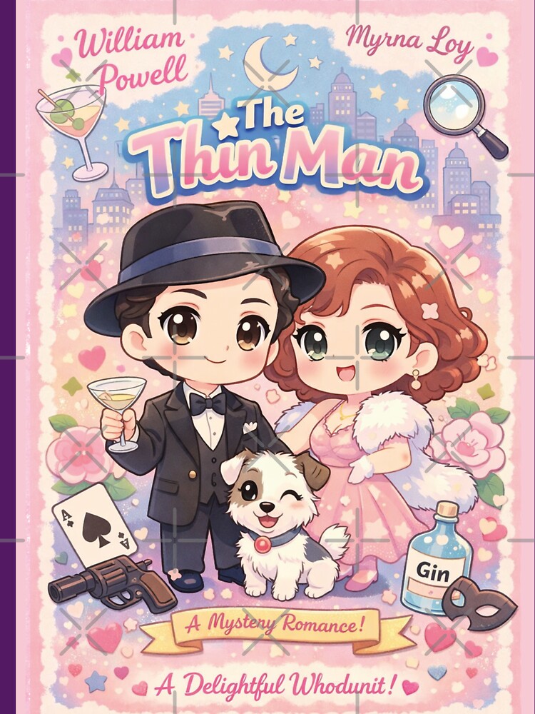 The Thin Man – Kawaii Mystery Romance Collage by Mauswohn