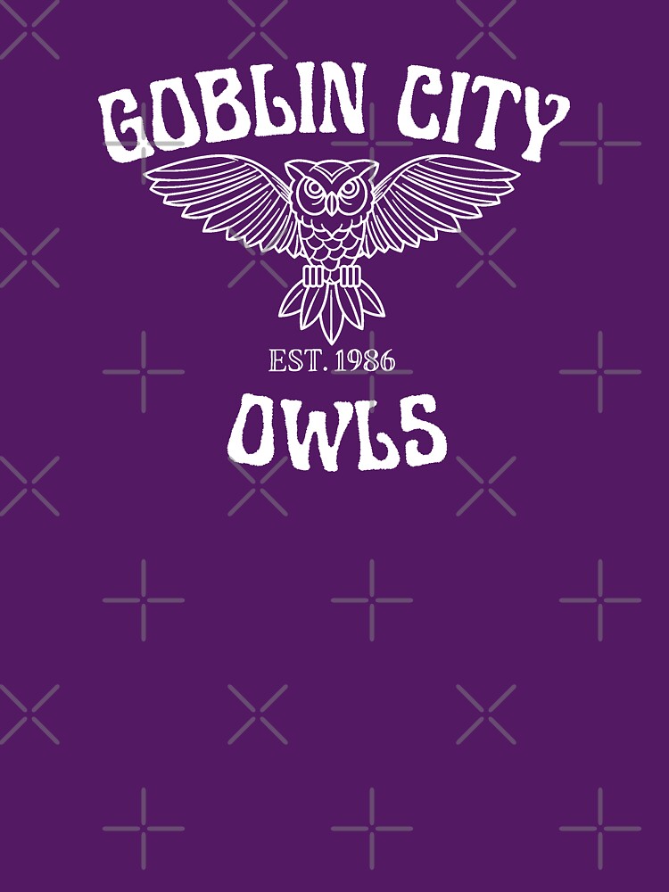 Goblin City Owls (Dark) - Fantasy College by stregaland