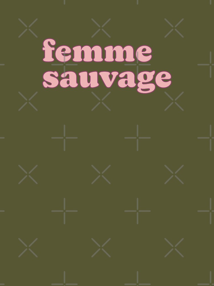femme sauvage COTTON ROSE outline by bembureda