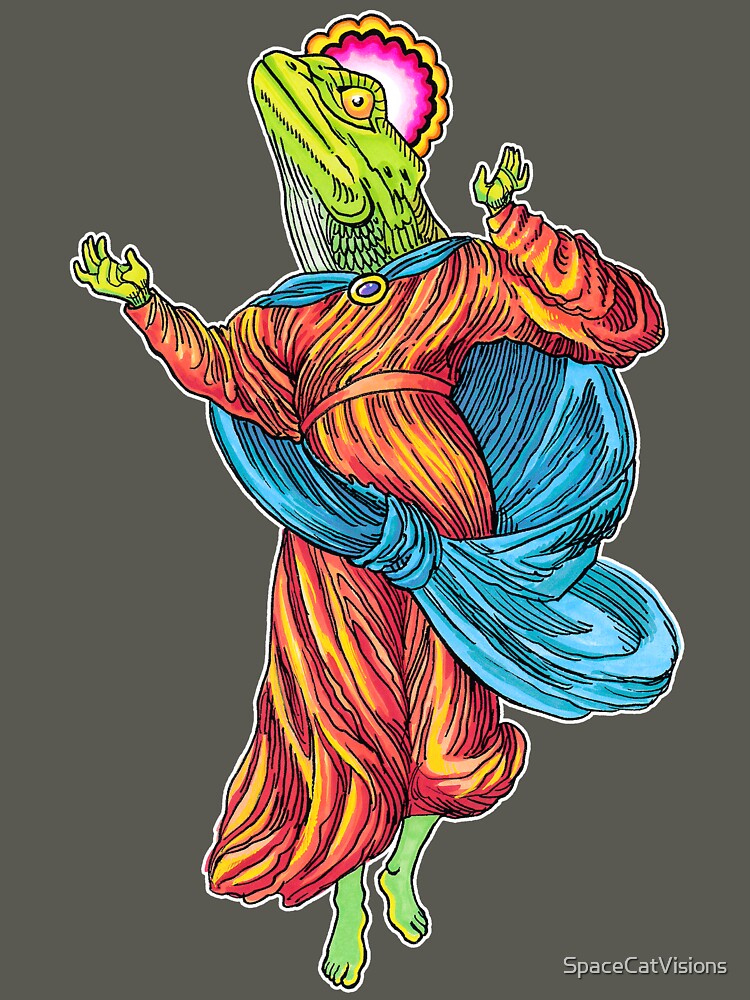 Holy Lizard by SpaceCatVisions