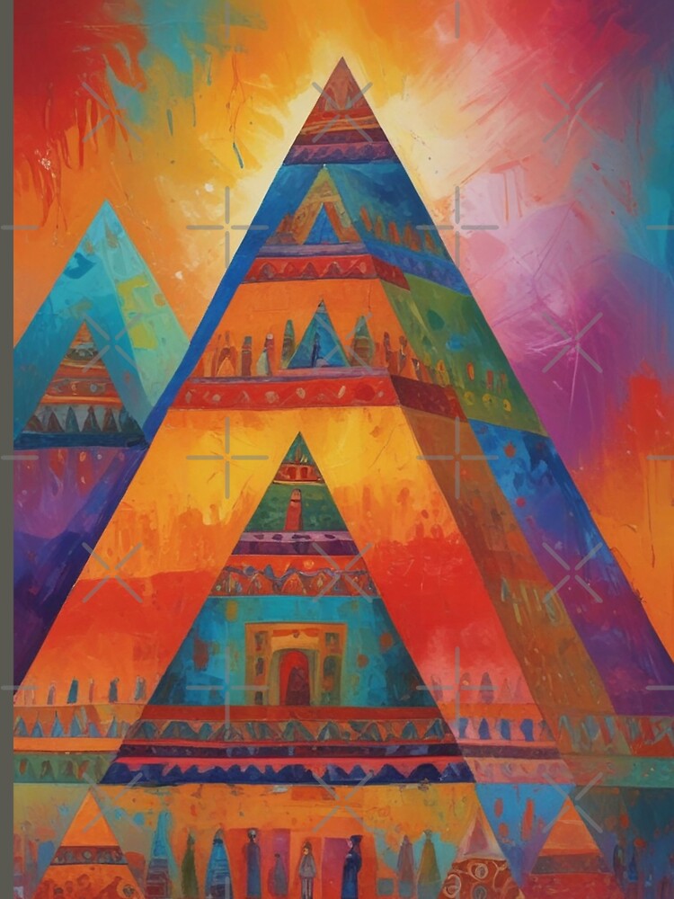 Pyramid Pattern Digital Print Design by imanshu