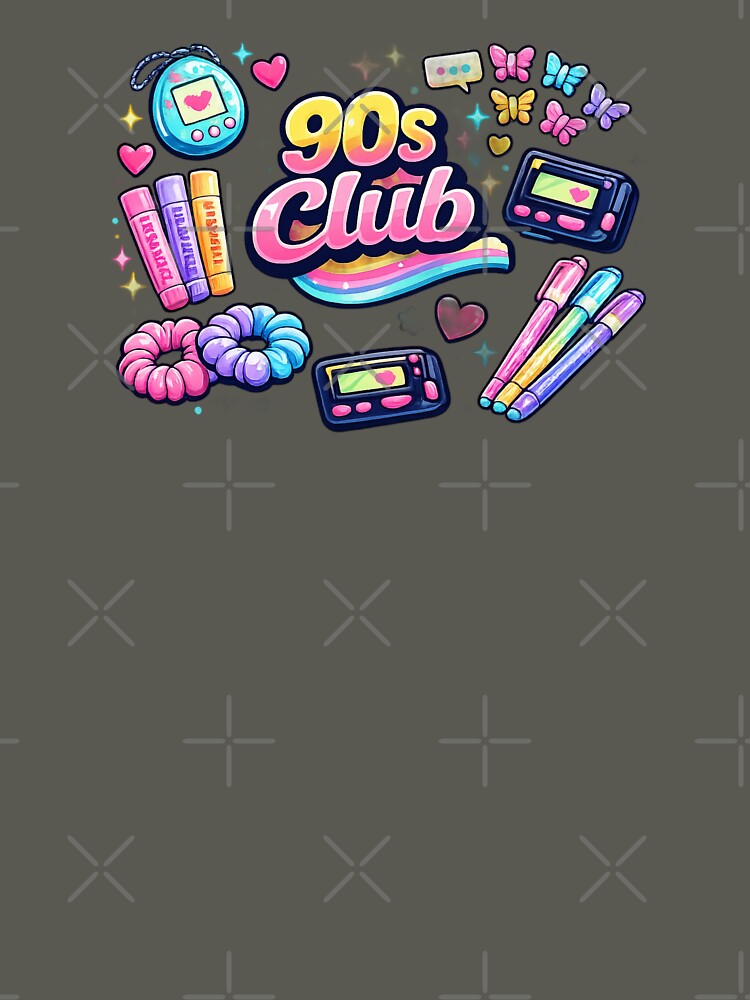 90s Club Shirt – Retro 1990s Nostalgia Tee | Vintage Throwback Aesthetic for 90s Kids by MEMORY-LN-Tees