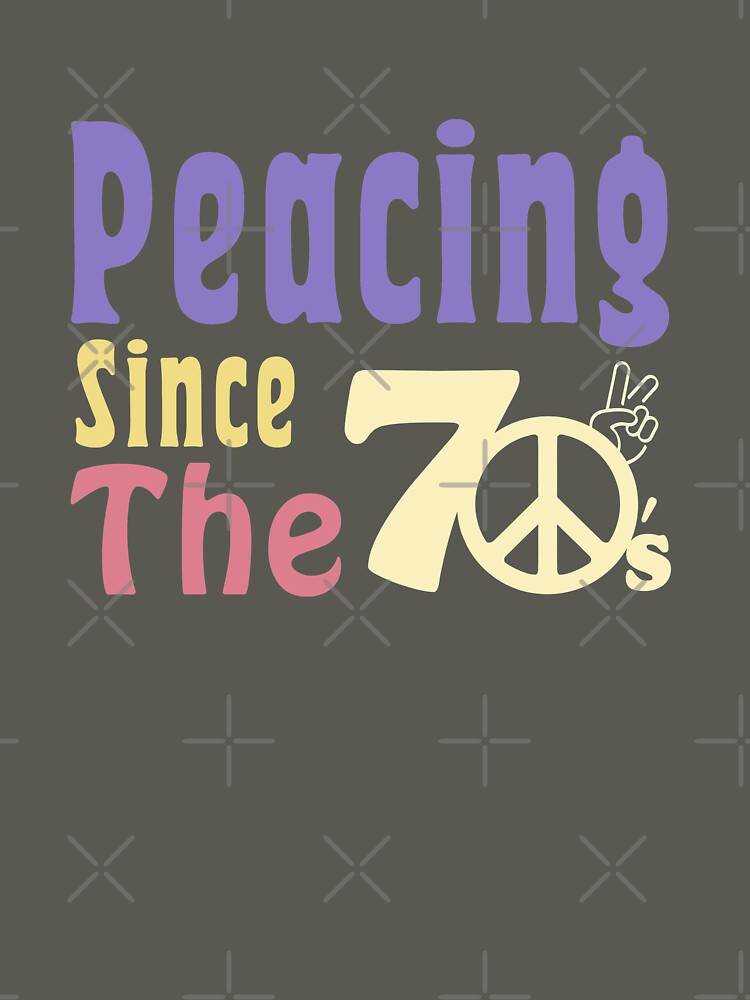 Peacing Since The 70's Colorful by MinimalSketches