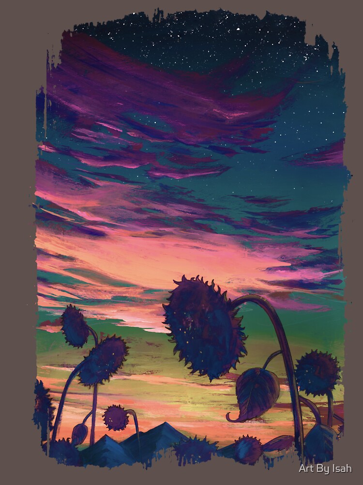 Sunflower Sunset by Art By Isah