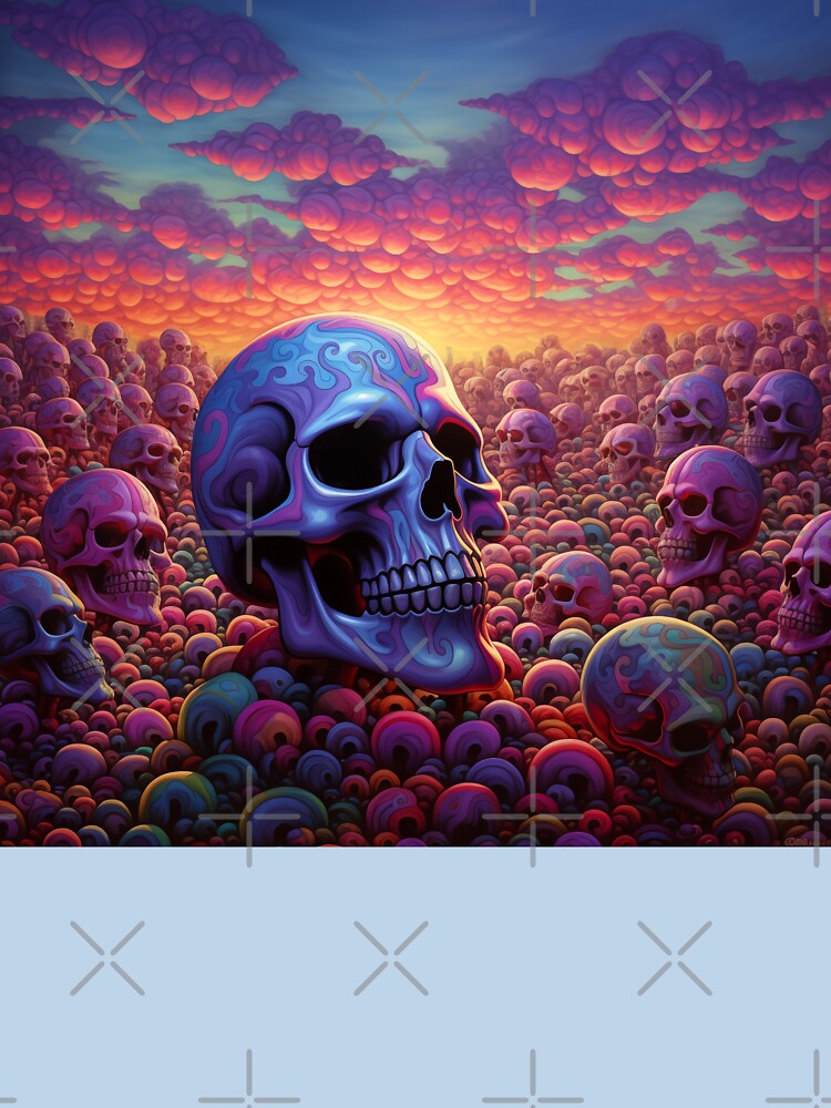 Fantasy Field of Cotton Candy Skulls by Matt's Artificial Nature
