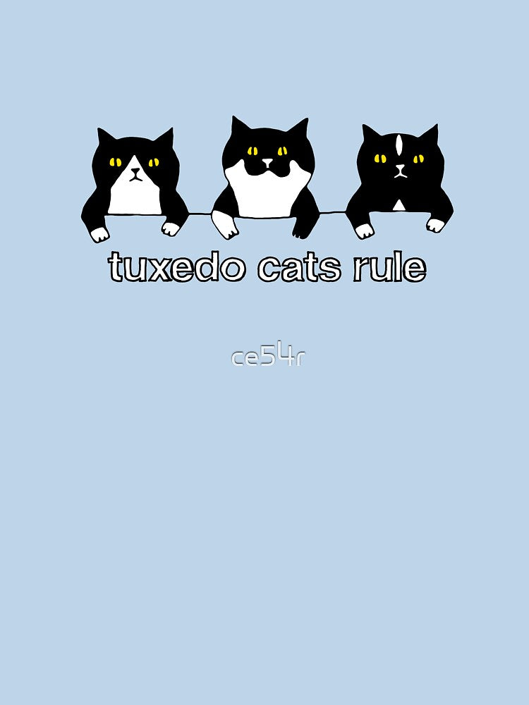 Tuxedo Cats Rule | Cat Animal Lover | Pet Owner Gift by ce54r