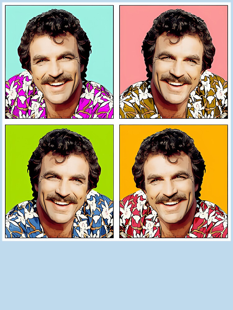 MAGNUM-PI-POP-ART by JensNeuser