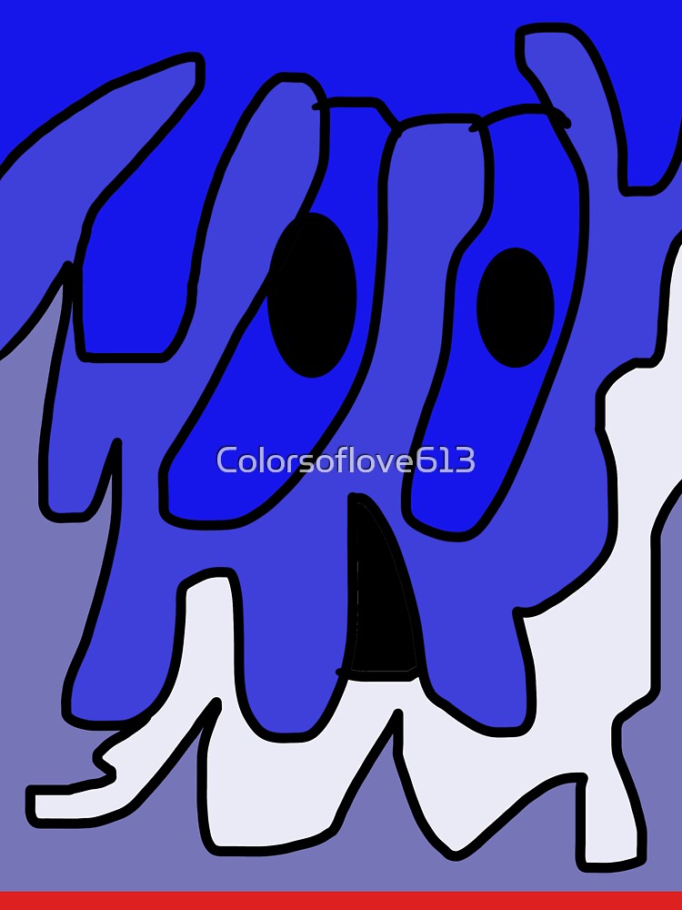 Cartoon Skull Drip Art by Colorsoflove613