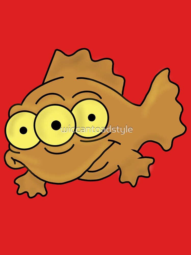 Blinky Simpsons fish by wiccantoadstyle